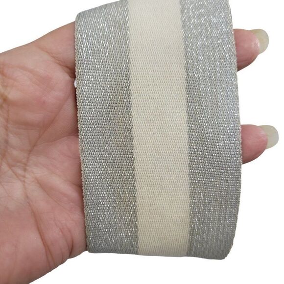 Laura Di Maggio Leather Convertible Tote Crossbody Off White Bone XL Tassel - Picture 15 of 17